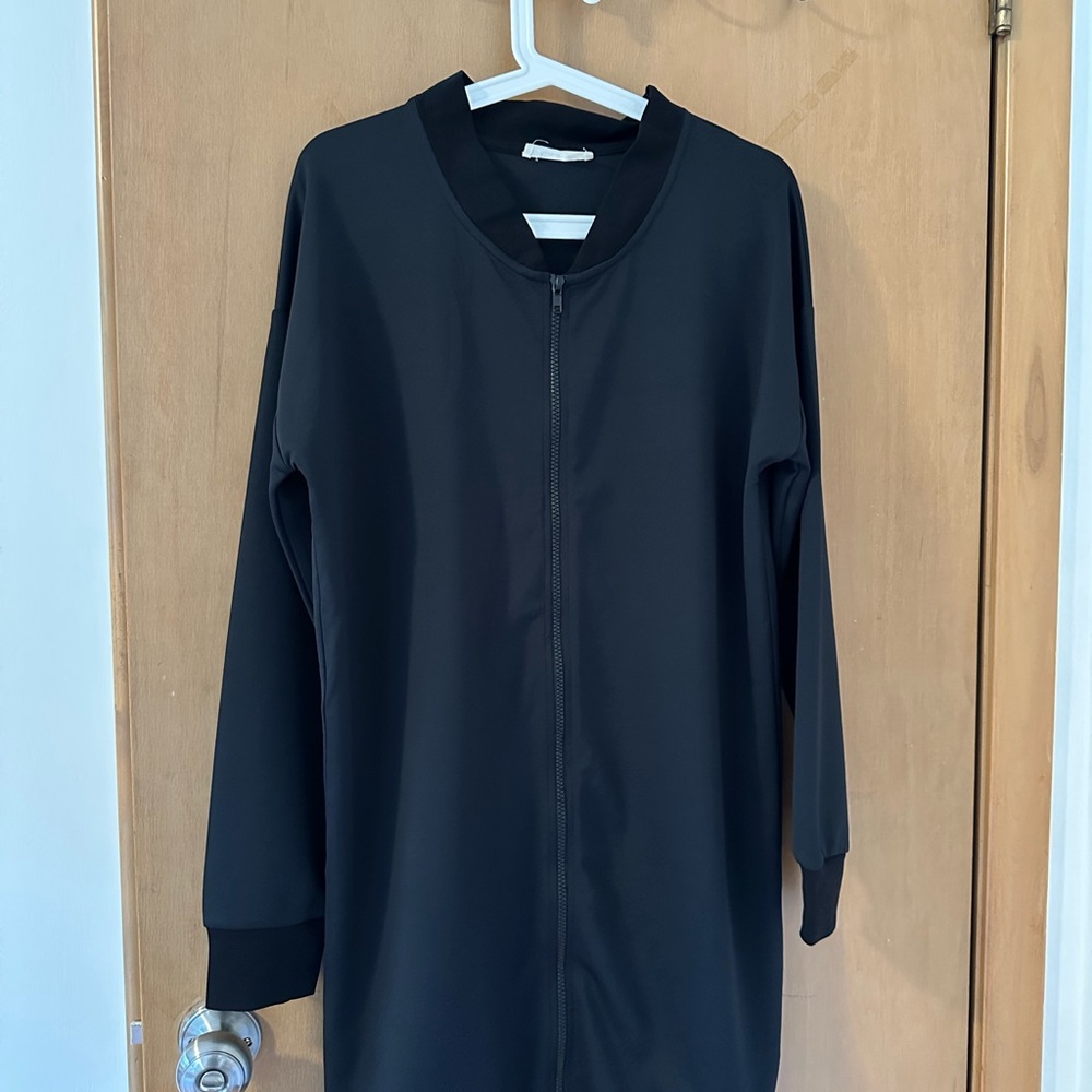 Black Zip-Up Jacket